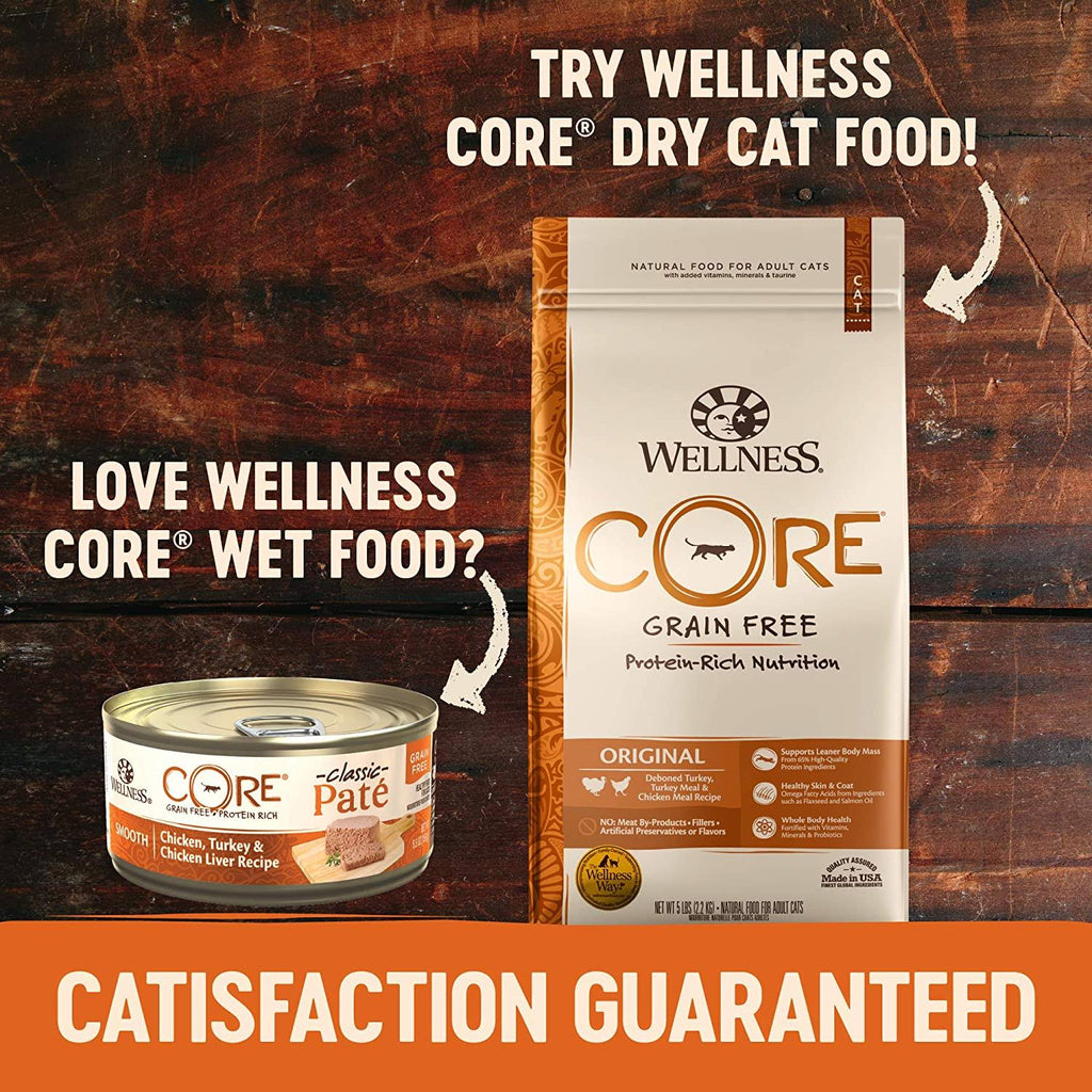 Grain-Free Pate Canned Cat Food, Chicken, Turkey & Chicken Liver, 5.5 oz Case of 24 O408