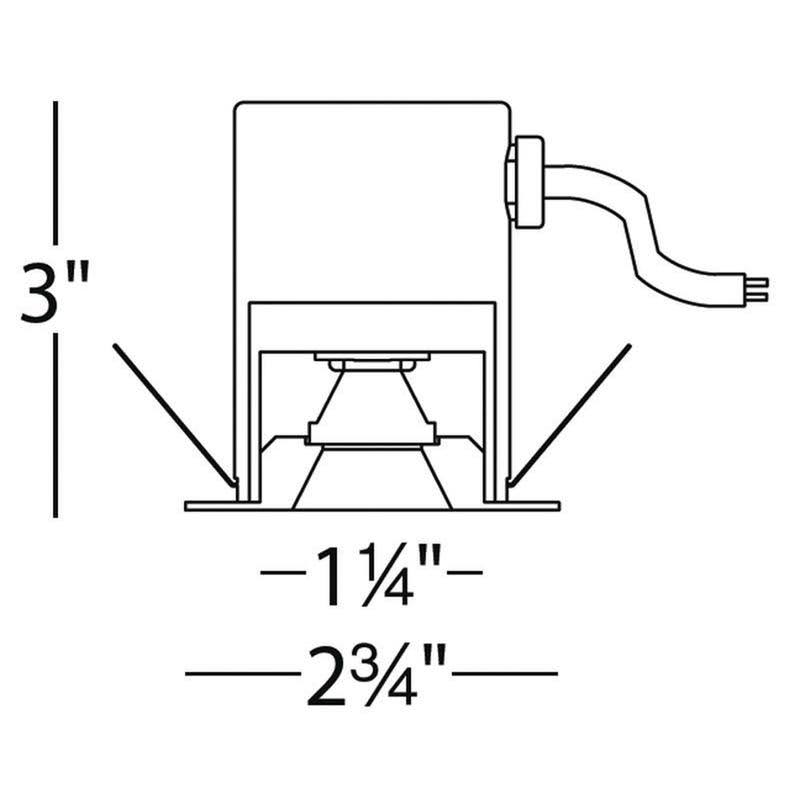 Miniature Recessed Task Light F73388