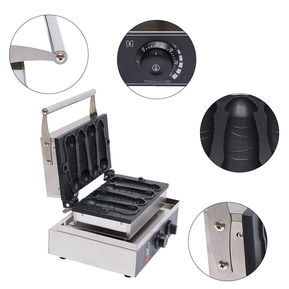 Non-Stick Electric Waffle Maker 1.6kW Z1527