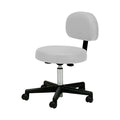 Pneumatic Massage Rolling Stool with Backrest H13933