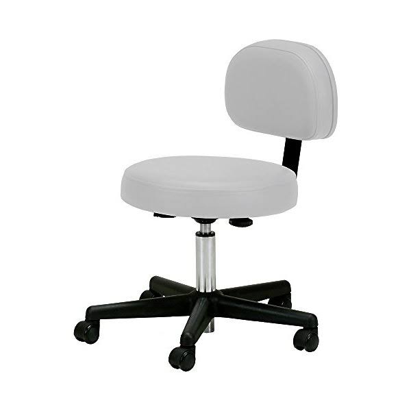 Pneumatic Massage Rolling Stool with Backrest H13933