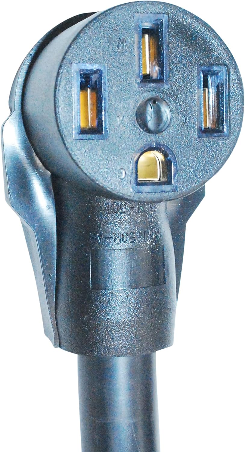 Heavy Duty 6 Gauge Nema 6-50P to 14-50R Adapter 50Amp Welding to 50Amp EV Pack of 2 Z2593