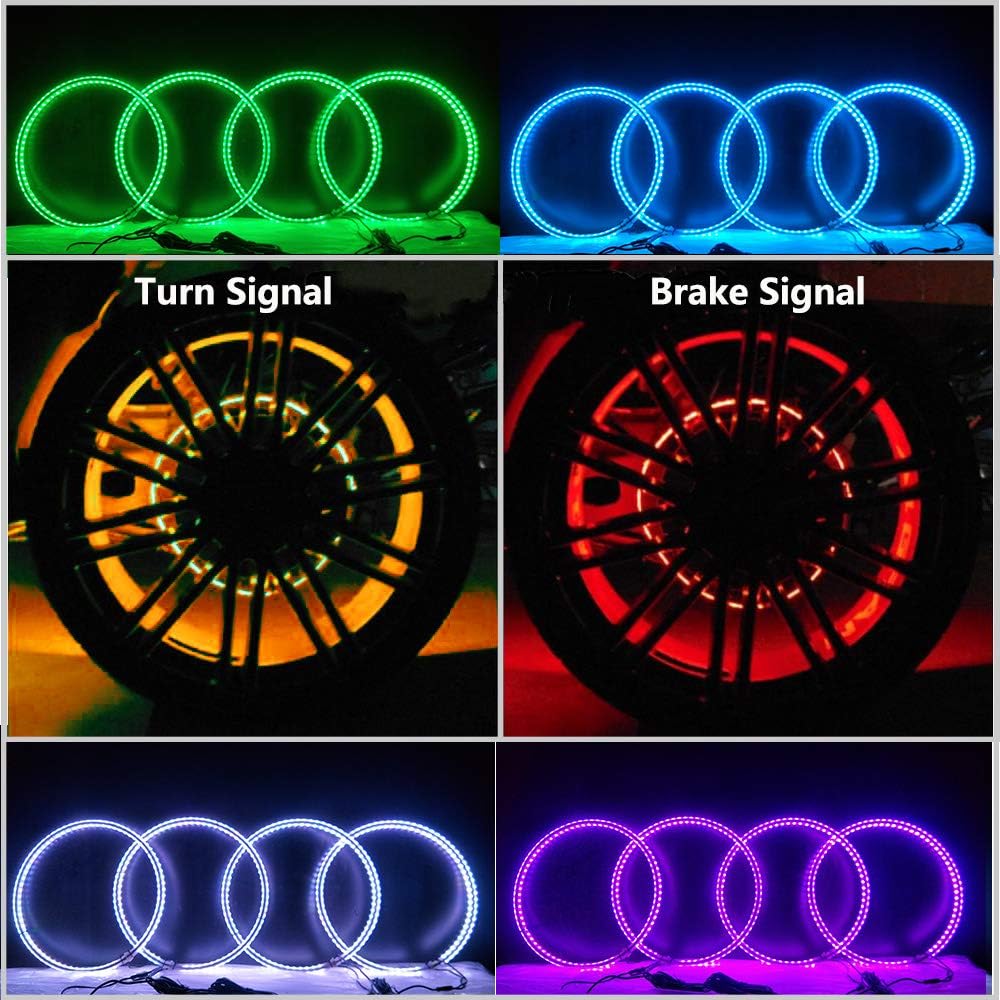 15.5 inch Double Row Wheel Ring Light Kit with Turn Signal G32621