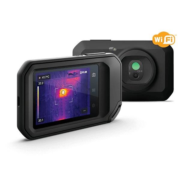Compact Thermal and Visual Light Camera Combo - Black S344