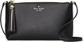Black Leather Crossbody Bag D9978