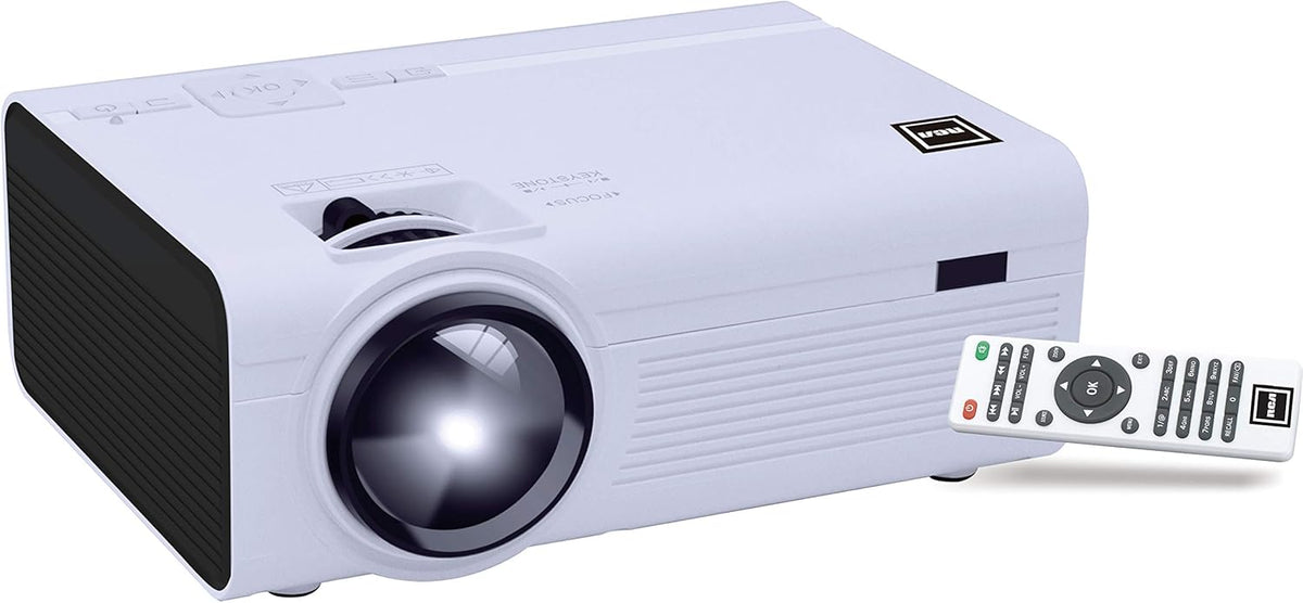 White 1080p Compatible Home Theater Projector X74150