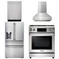 30 In. Propane Gas Range, Range Hood, Refrigerator, Dishwasher R442