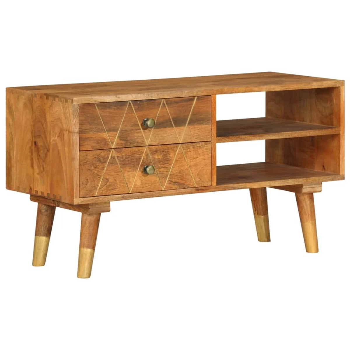 Solid Mango Wood TV Cabinet Z805