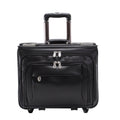 Black Leather Wheeled O7154