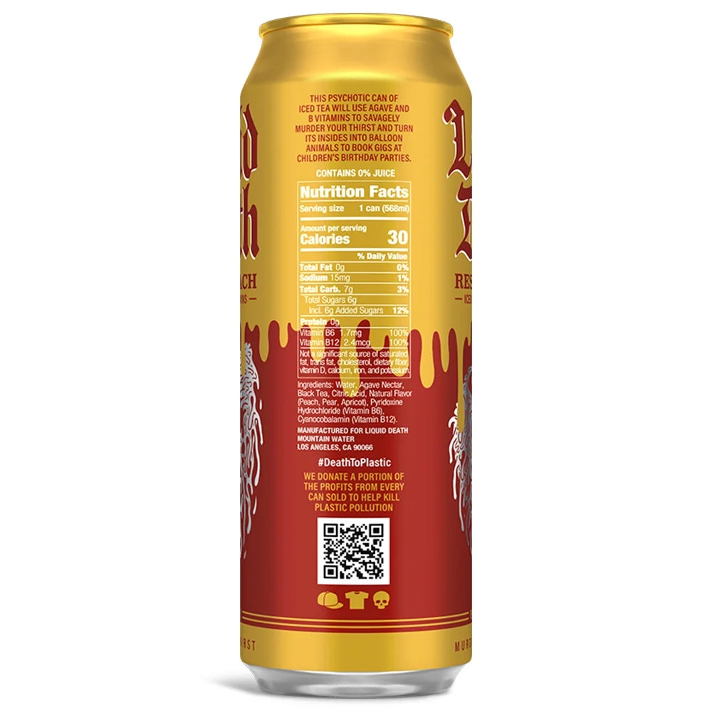 19.2 oz Iced Black Tea Cans (8-Pack) R3794