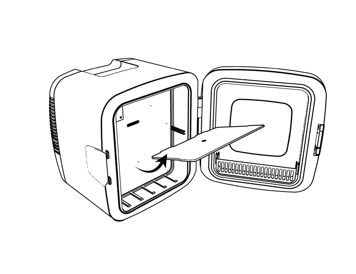 Red 12 Can Mini Beverage Cooler L772464