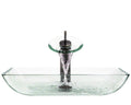 Crystal-abr Bathroom Waterfall Faucet E61278