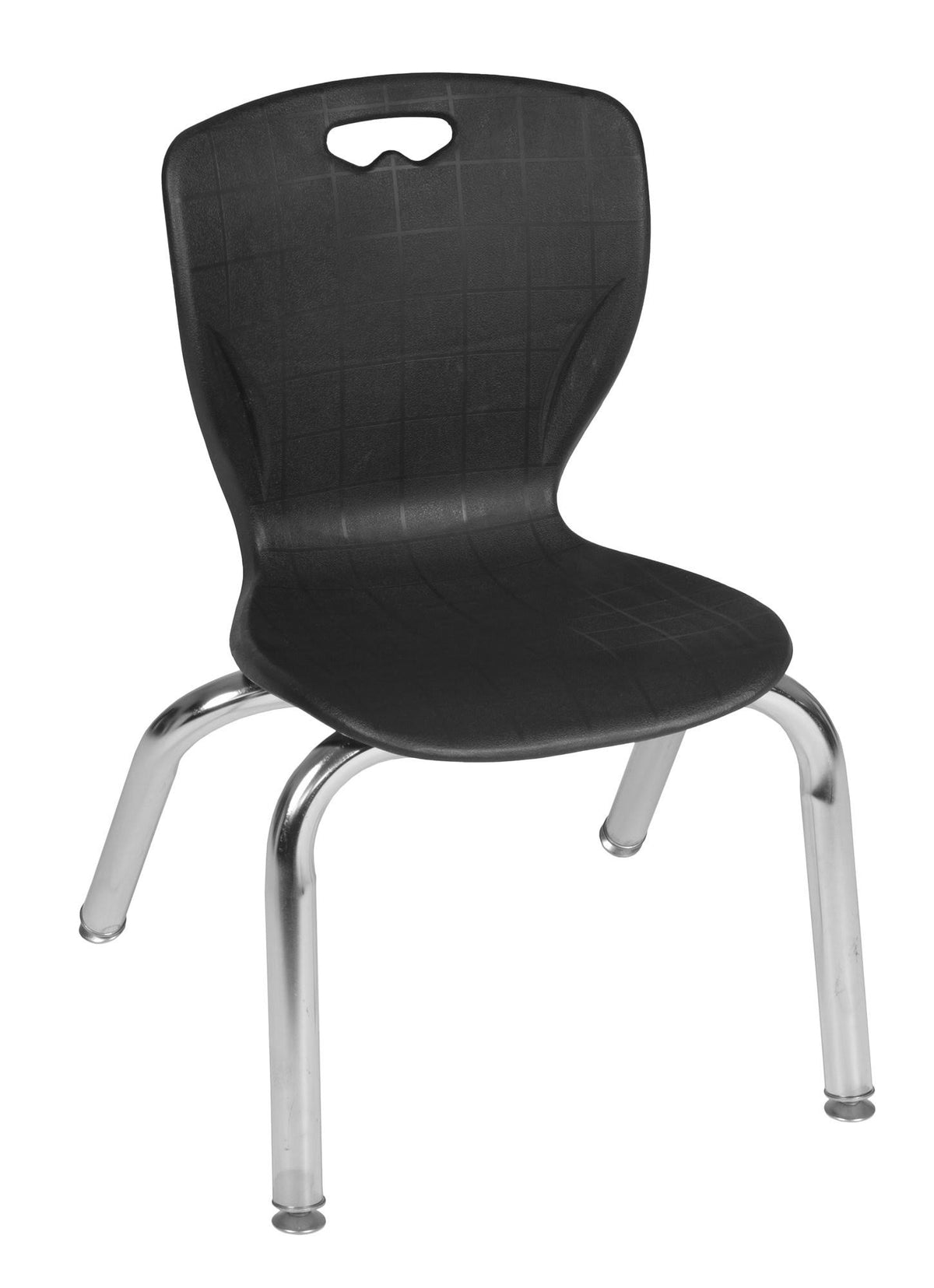 72x22 Height Adjustable Classroom Table - Grey & 2 Stack Chairs - Navy Blue S218419