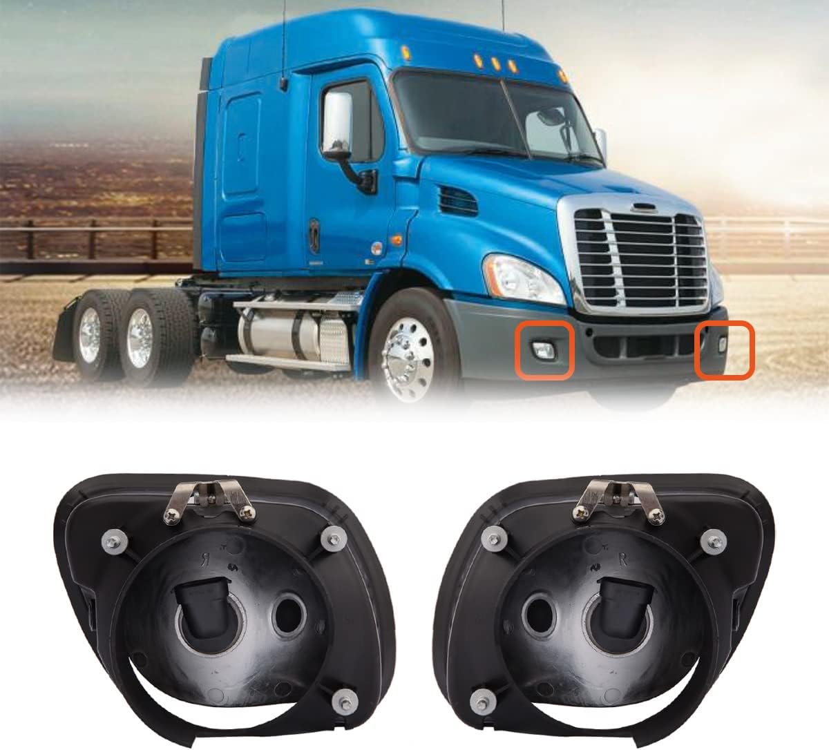 Front Fog Light Lamp Assembly Pair G140