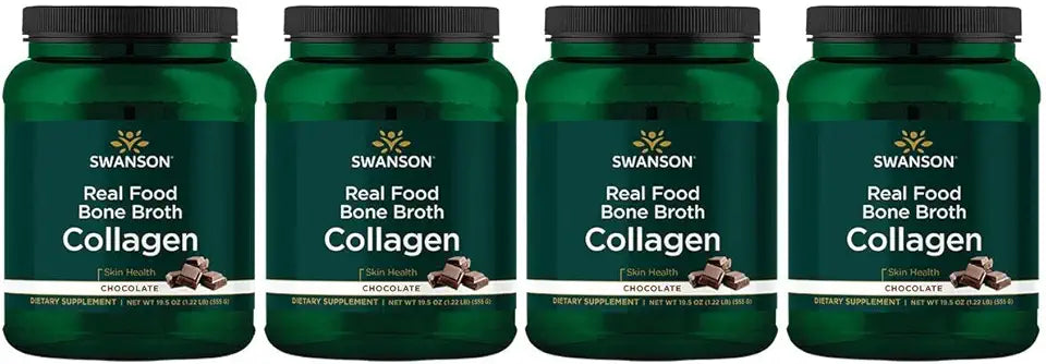 Chocolate Bone Broth Collagen Powder 19.5 oz 4 Pack V97266