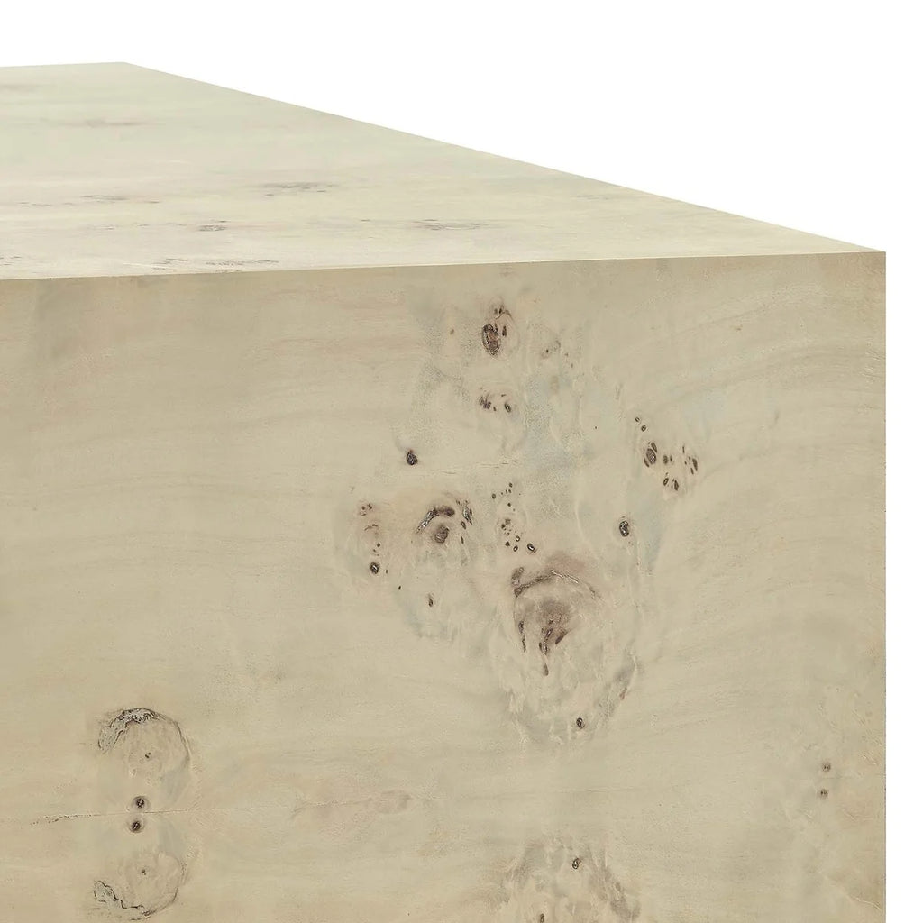 36" Square Burl Wood Coffee Table G767558