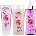 Japanese Cherry Blossom Body Spray 8 Oz & Body Lotion 7 Oz & Body Wash 12 Oz L2256
