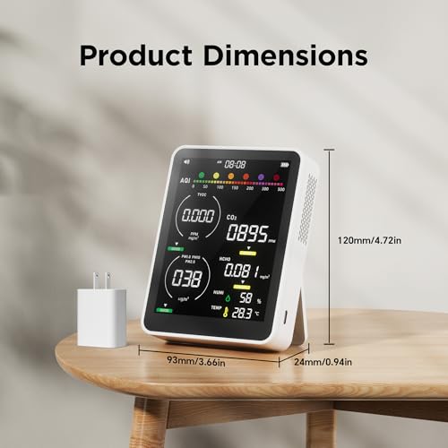 16-in-1 Portable Air Quality Monitor Indoor M172925