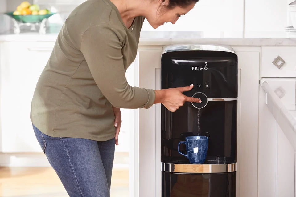 Smart Touch Water Dispenser Bottom Loading, Hot/Cold/Room Temperature, Black D598396