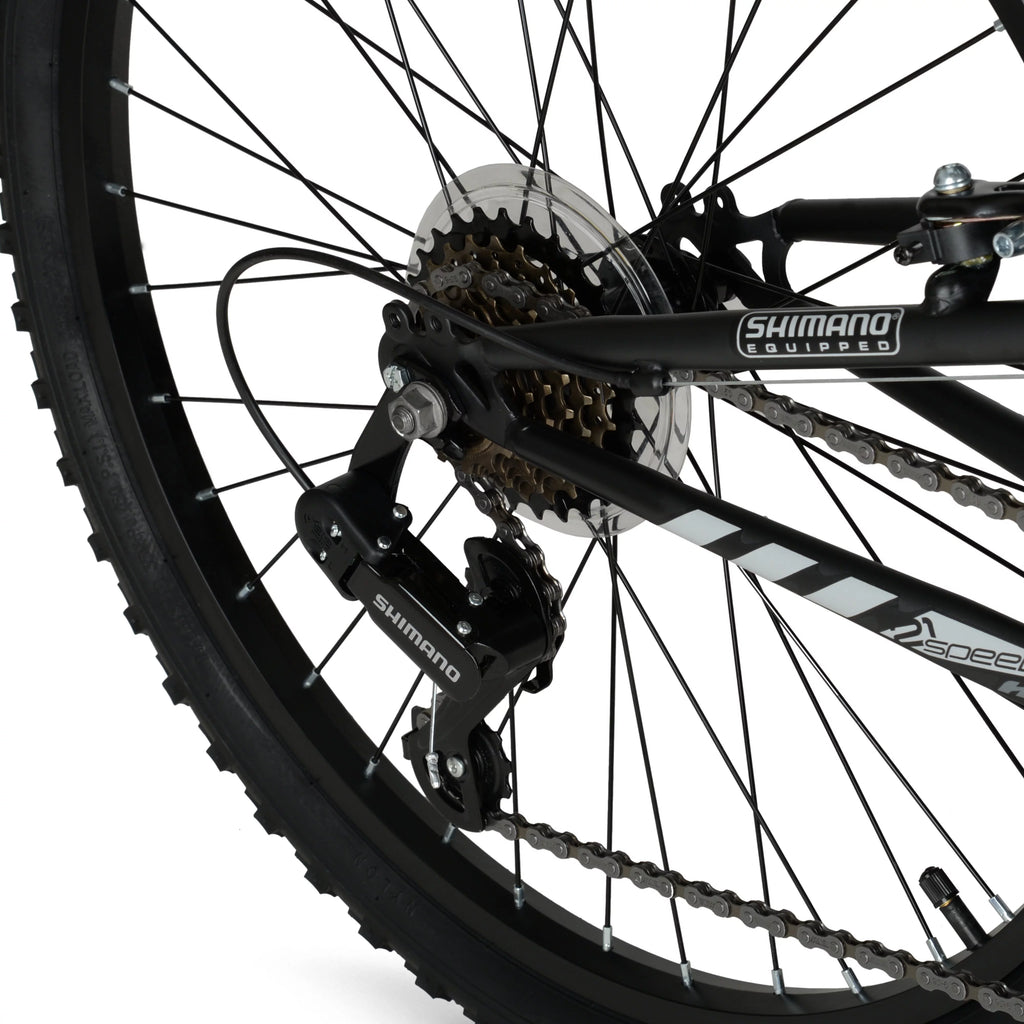 24 Boy's Black Mountain Bike X385