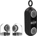 Portable Bluetooth True Wireless Speakers with Magnetic Connectable Base, Gray, Pack of 2 Q2401