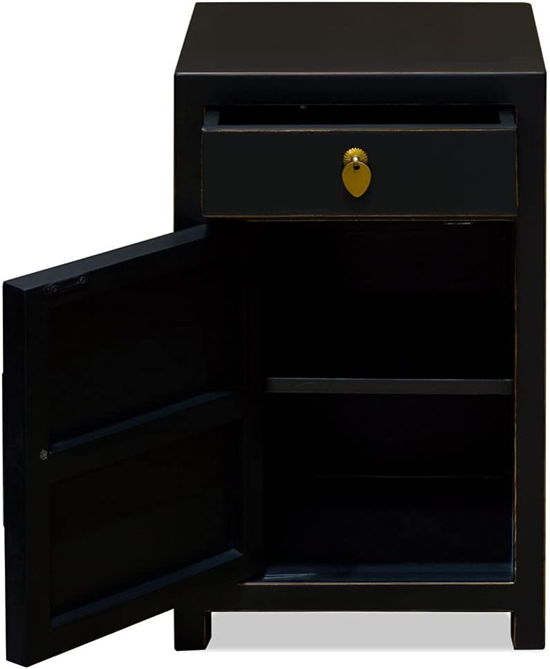Chinese Elmwood Night Stand Cabinet G357