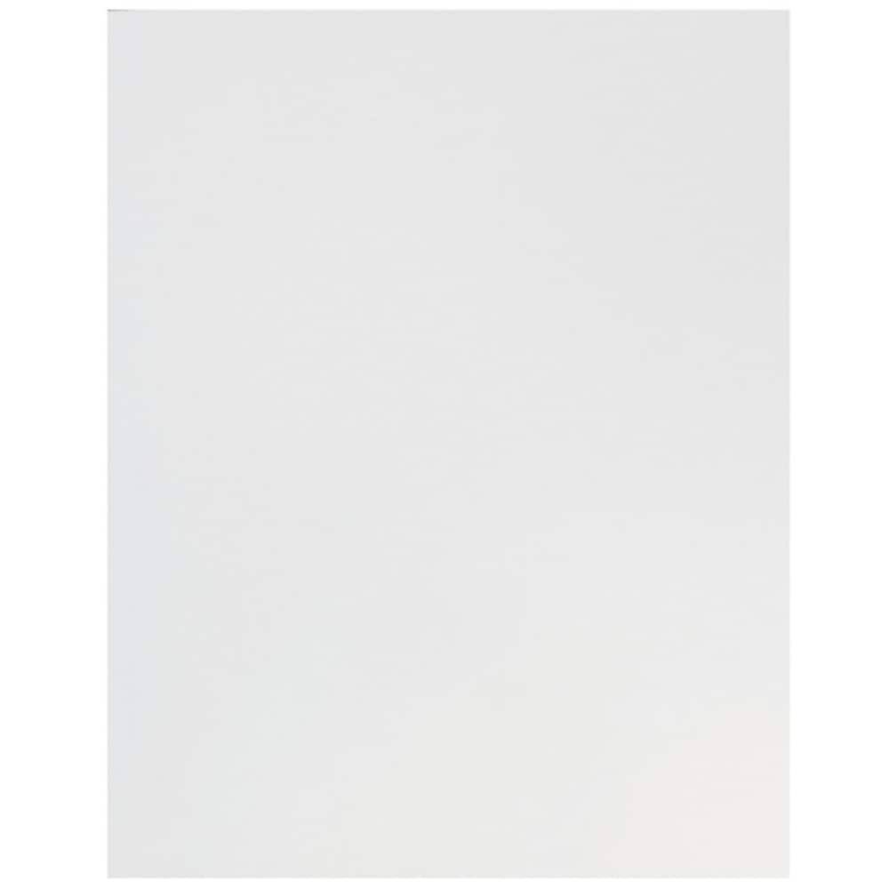 White Glossy Two Pocket Presentation Folder - 100/Pack T648