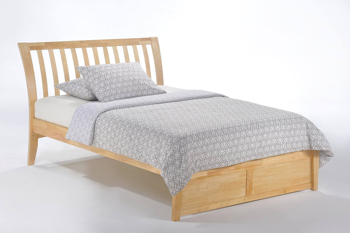 King Nutmeg Bed Medium Oak A804218