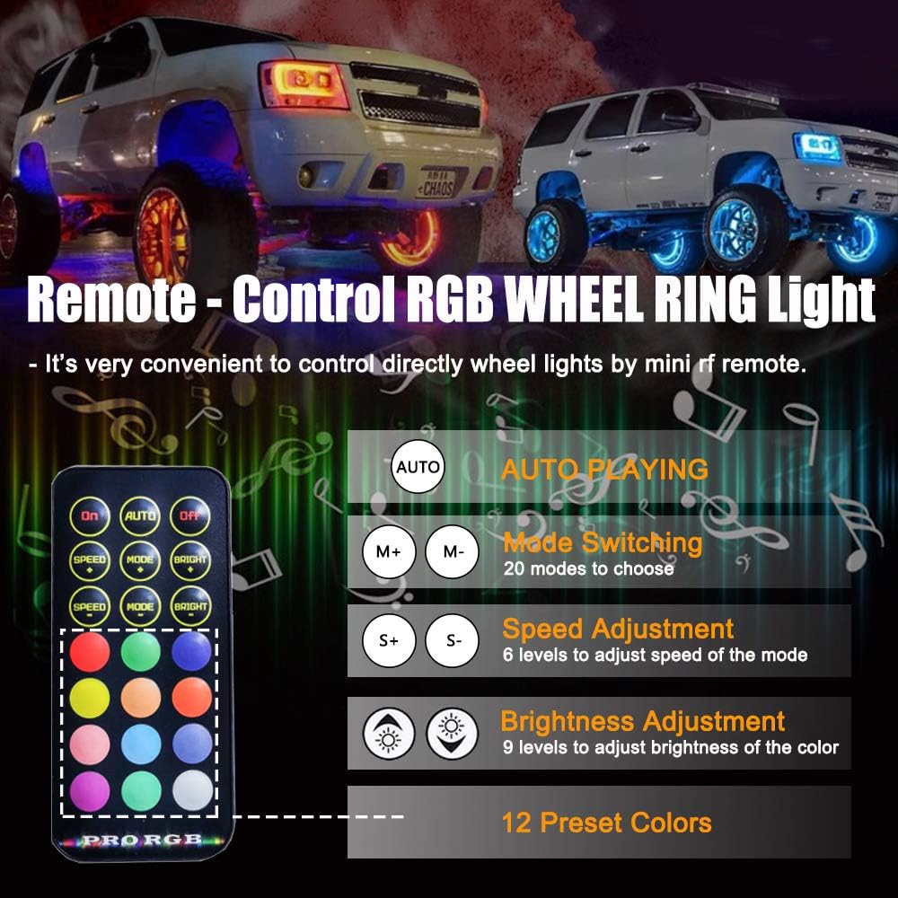 15.5 inch Double Row Wheel Ring Light Kit with Turn Signal G32621