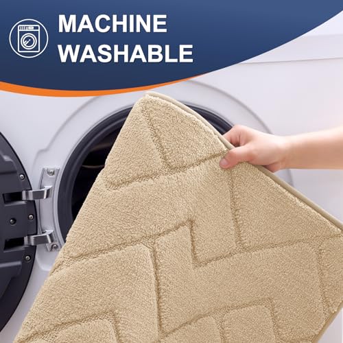 Grey 30x20 Non-Slip Washable Microfiber Dog Door Mat N9230