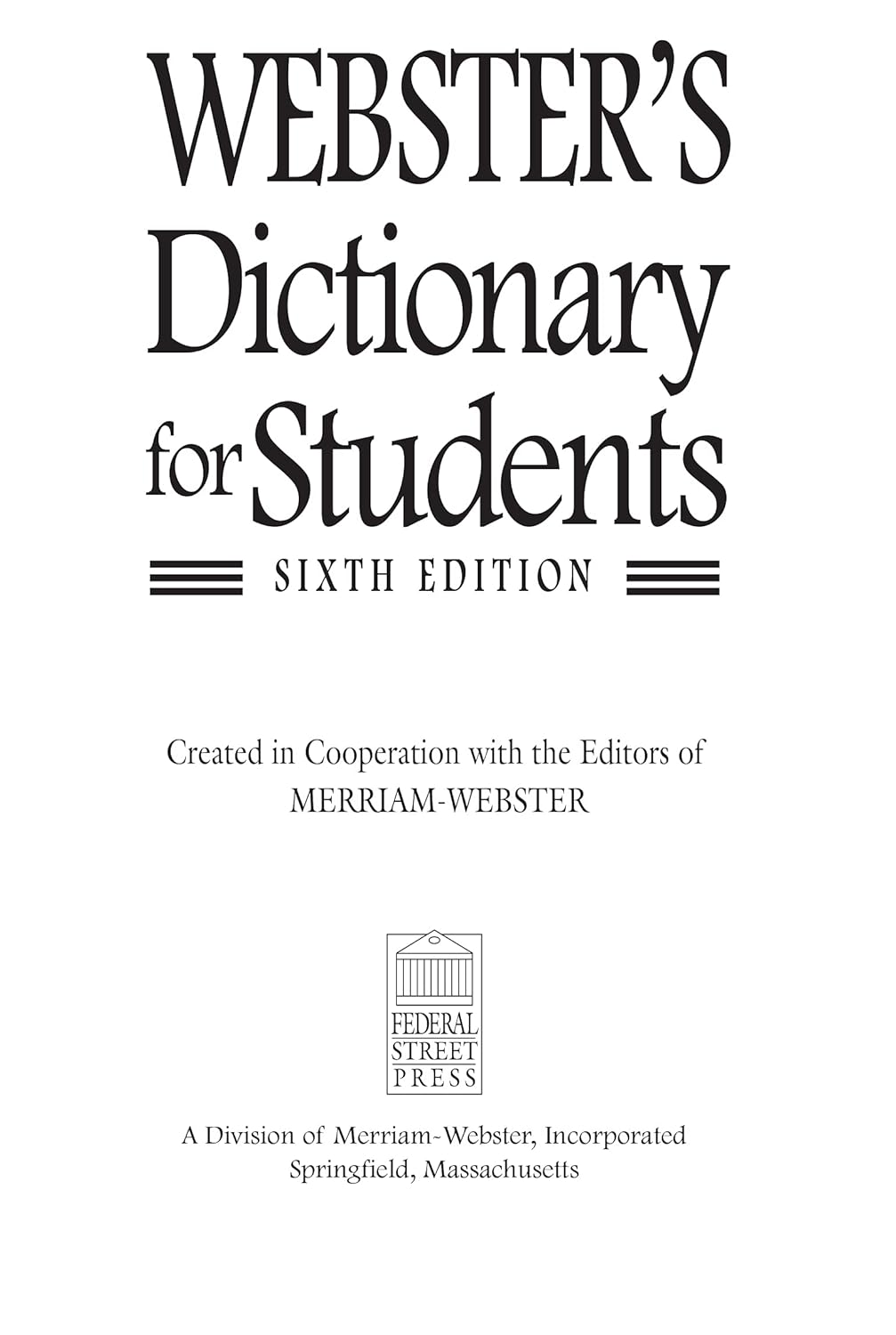 Dictionary for Students O592549
