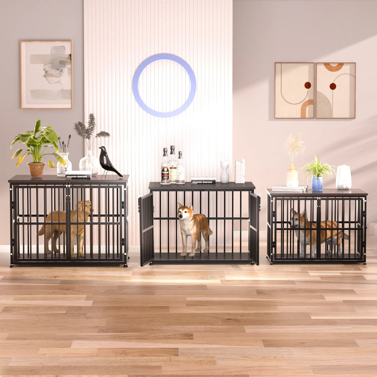48Inch Heavy Duty Wooden Dog Crate G326