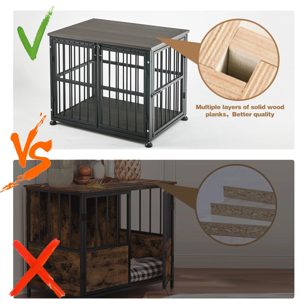 48Inch Heavy Duty Wooden Dog Crate G326
