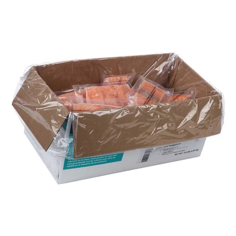 Individually Quick Frozen Skinless Boned Salmon Portions, 6 Ounce -- 26 per Case G96888