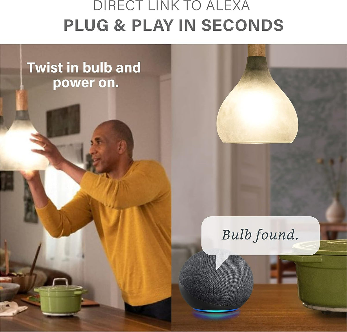 Alexa Light Bulb, Color Changing, E26 60W Equivalent, 2-Pack Q57252
