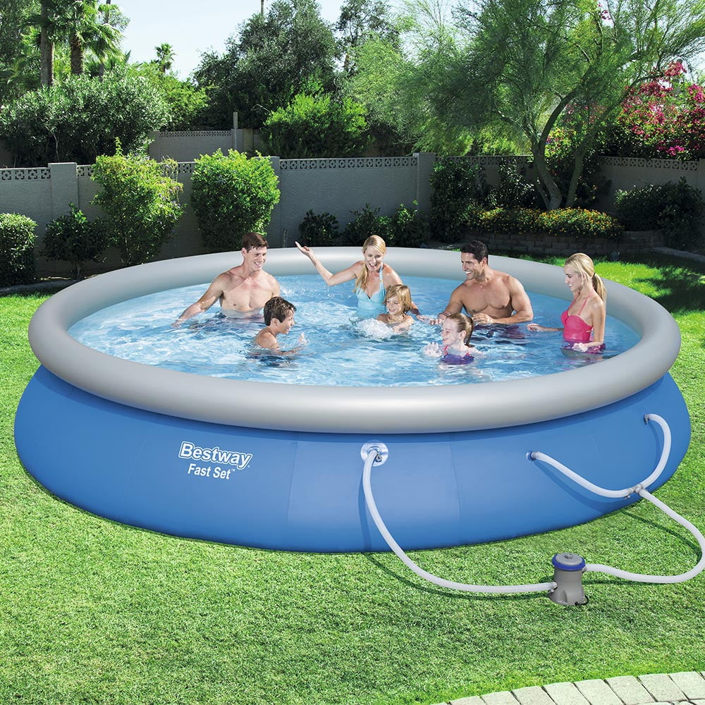 Round Above Ground Pool Set 15 ft x 33 in I422818