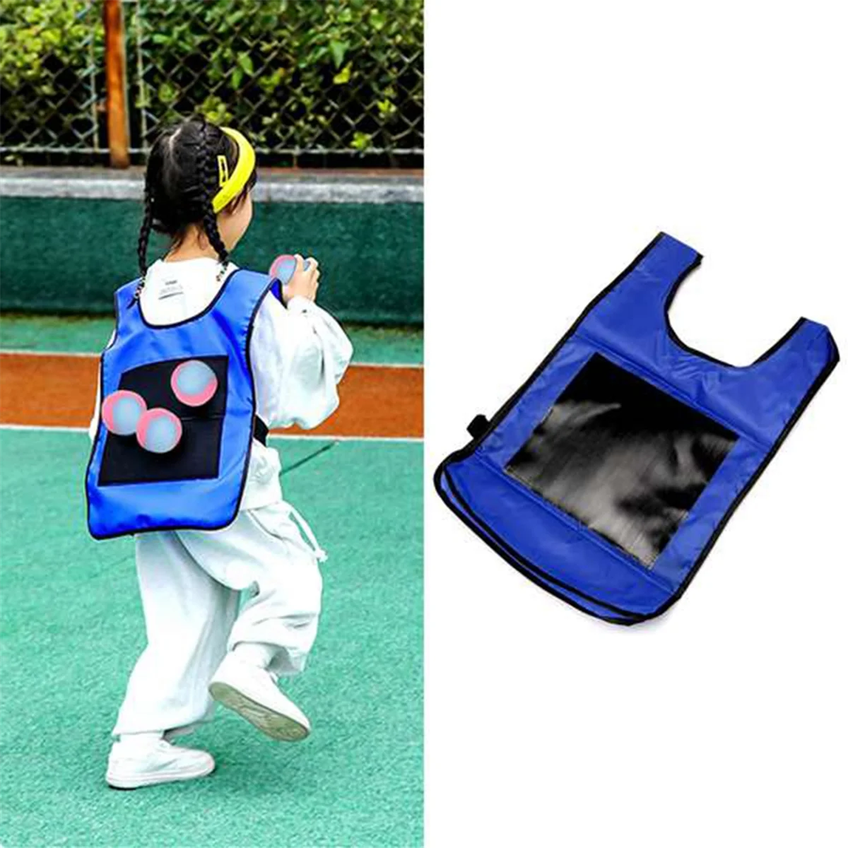 5Pcs Tag Sticky Vests with 20 Sport Elude Balls Z166942