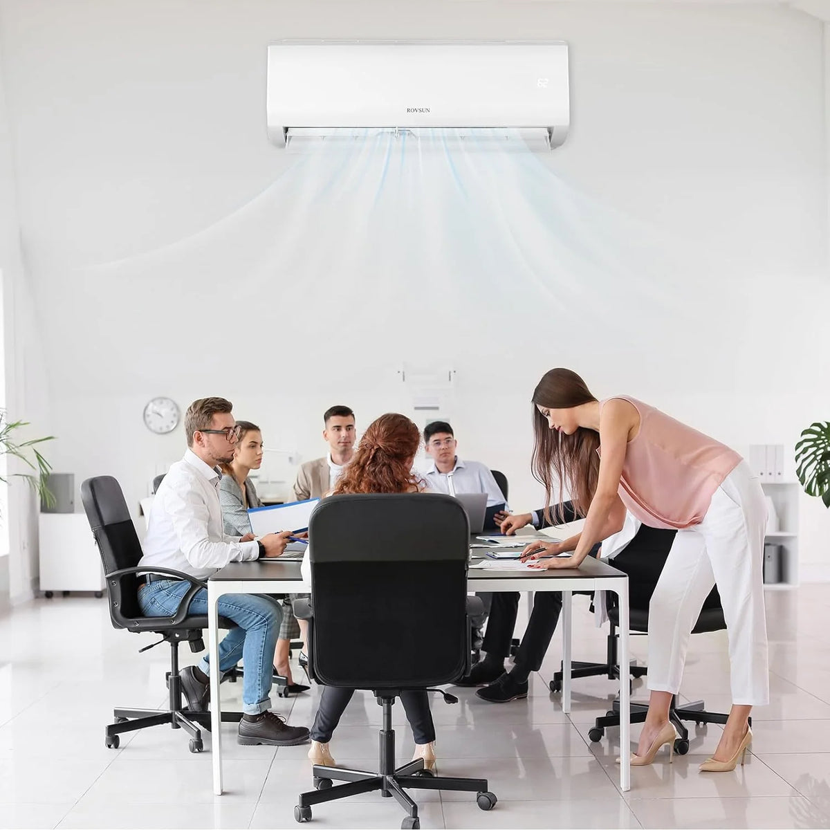 3 Zone 27000 BTU WIFI Mini Split AC/Heating System W4909