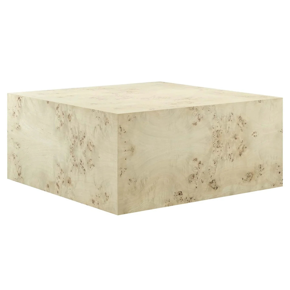 36" Square Burl Wood Coffee Table G767558