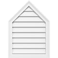 Peaked Top Surface Mount PVC Gable Vent C7719