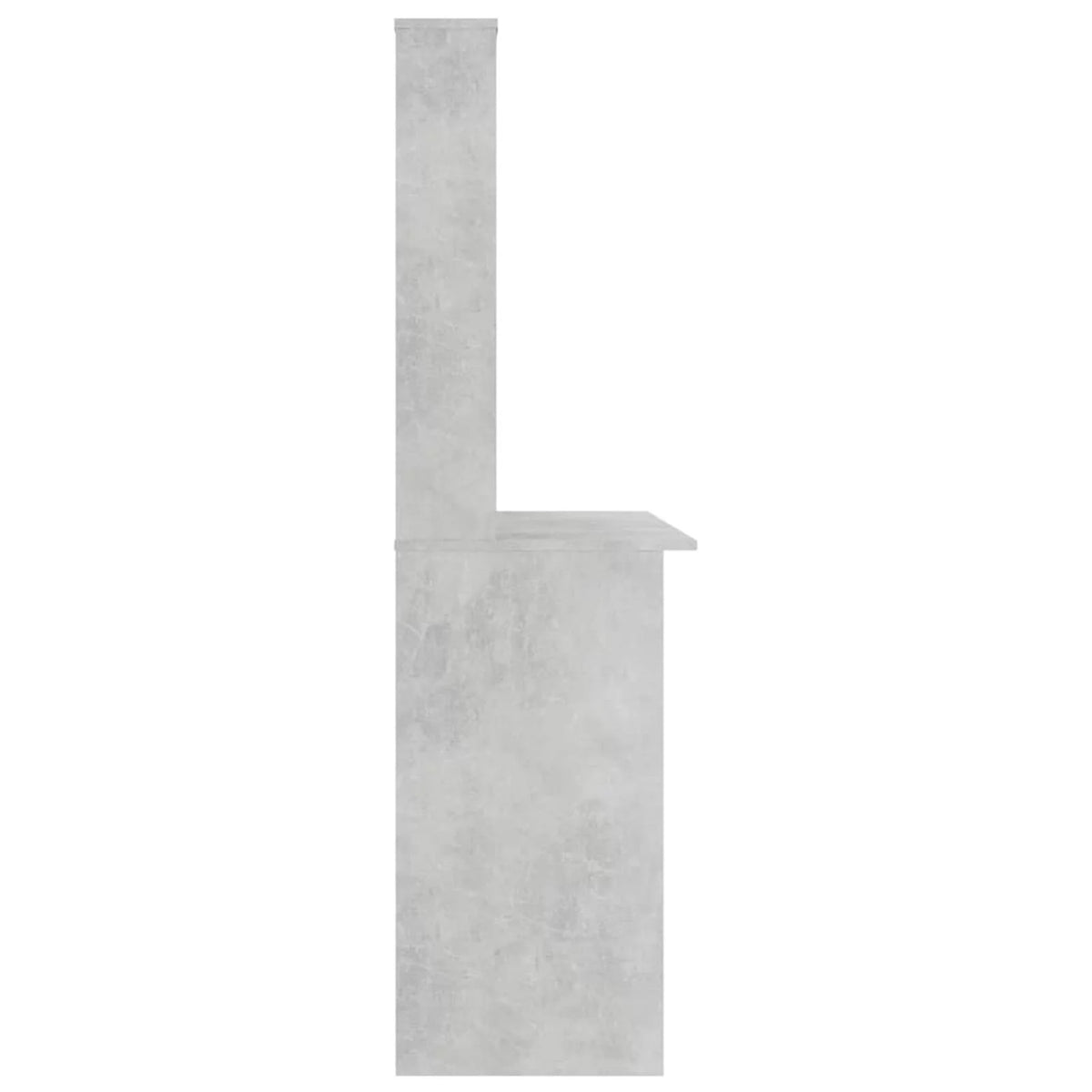 Desk with Shelves Concrete Gray Q54473