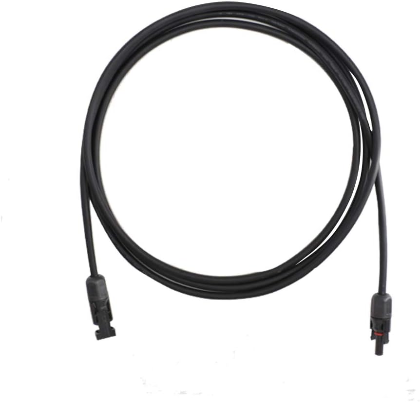 20 Feet 10AWG Solar Extension Cable Wire with Female and Male Connector, 10 Gauge (6mm²) Adaptor Kit Tool (20FT Red + 20FT Black) Z294999