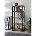 Weathered Brown Bookshelf M754220
