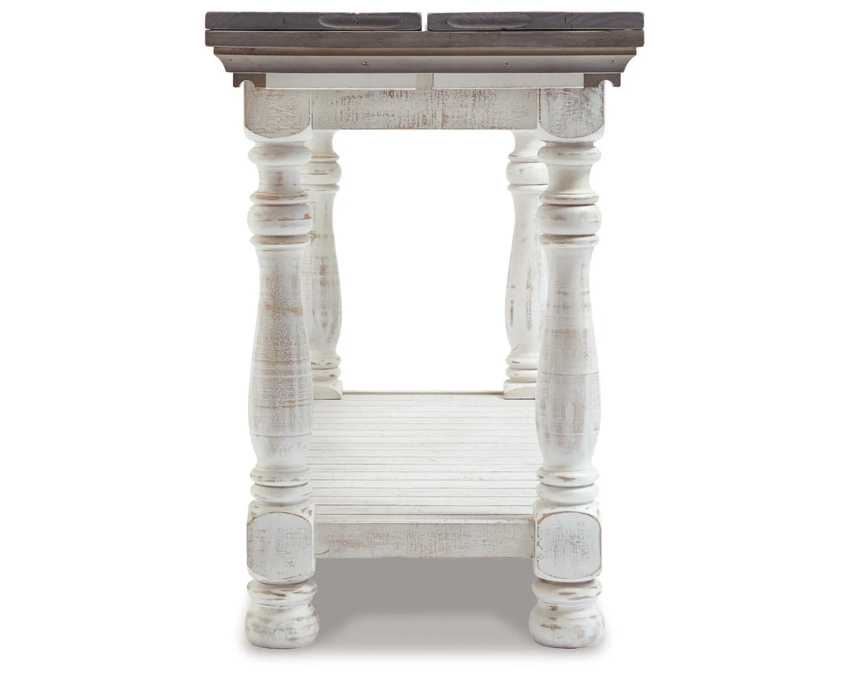Gray/White Sofa Console Table H85765
