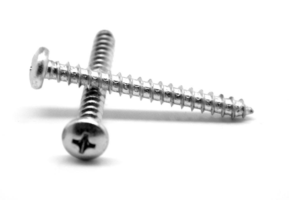 #7-16 x 1 1/2 Sheet Metal Screw Phillips Pan Head Zinc Plated Q40804