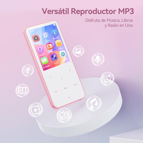 64GB Bluetooth MP3 Player with Speaker and FM Radio W152