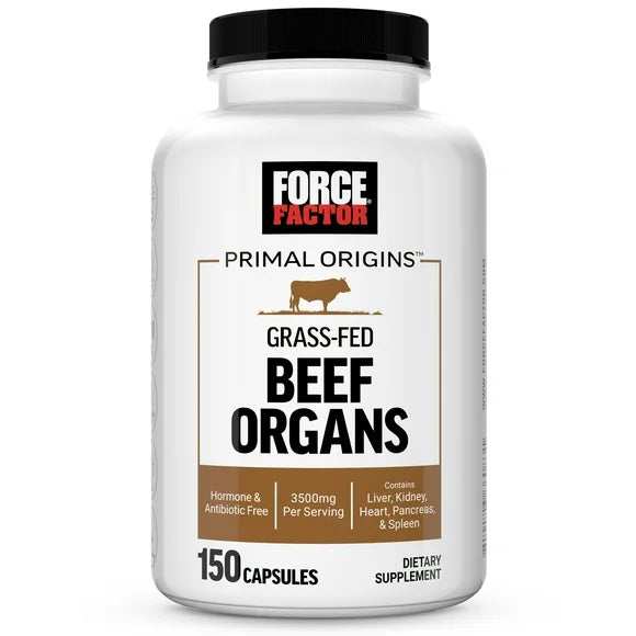 Pasture-Raised Grass Fed Beef Organ Supplement 150 Capsules H31506