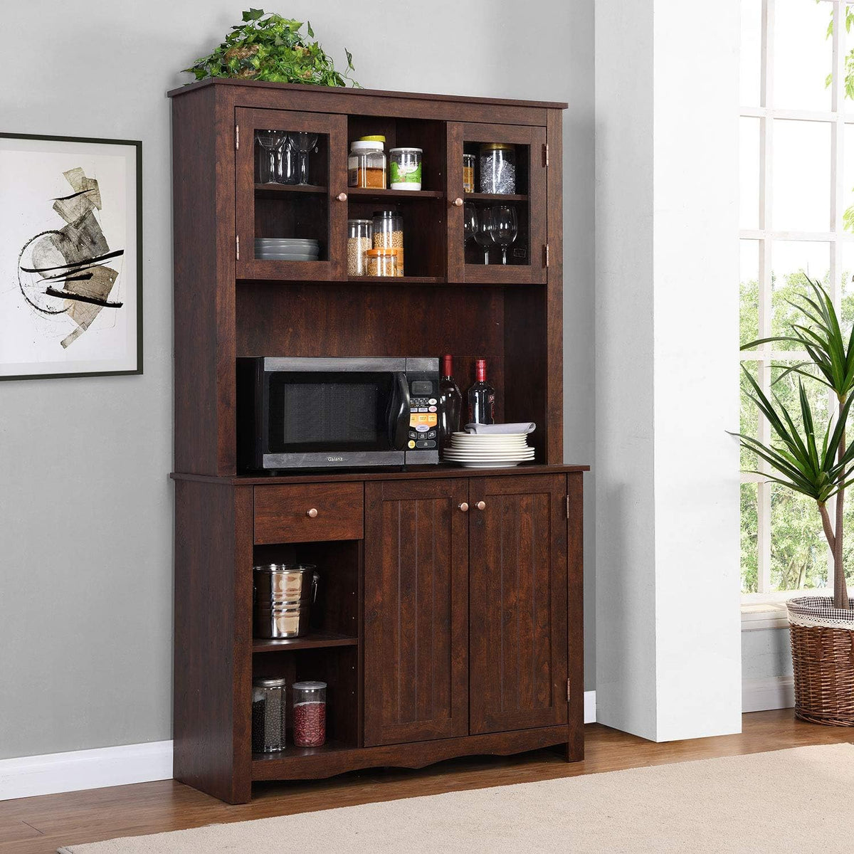 Mahogany China Cabinet E33721