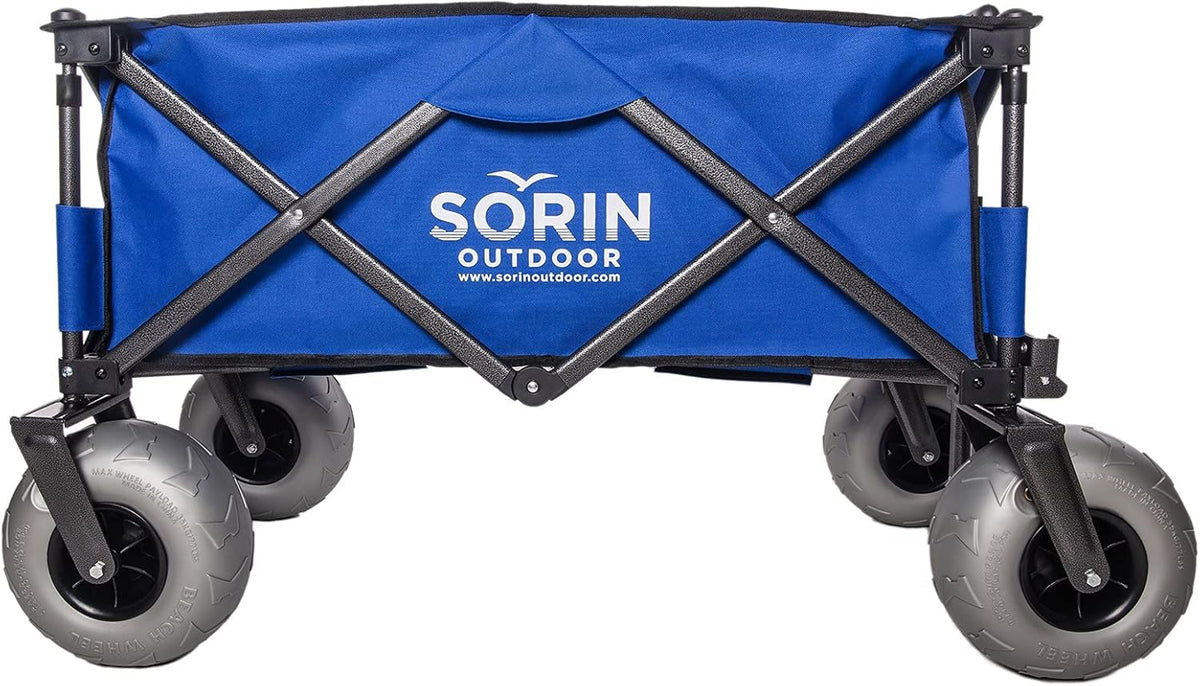 Heavy Duty Collapsible Beach Cart with Balloon Wheels W429