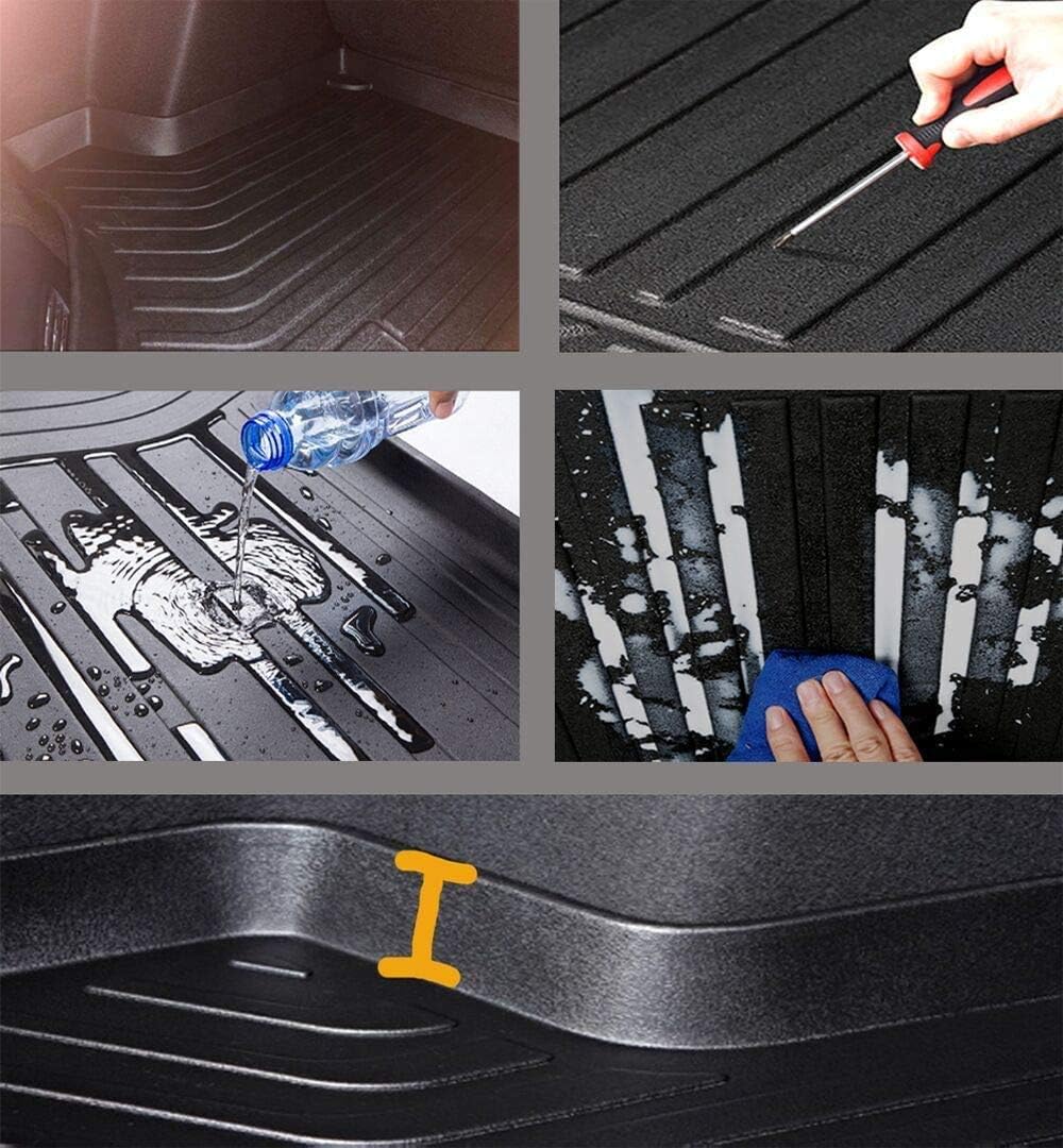 Trunk Cargo Mat Compatible with Ford Escape 2013-2019 Pack of 2 D986946